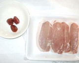 豚ロースの梅オイスター照り焼き♪簡単作り方1写真
