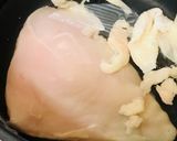棒々鶏風●鶏肉のボイル＆レタスのサラダ作り方2写真