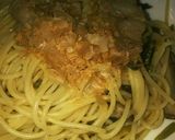 豚バラと壬生菜漬けのパスタ作り方4写真
