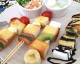 お楽しみ朝食・°＊モーニング串パン＊°・作り方9写真