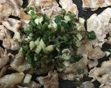 ゴーヤとキノコと豚肉のの炒めもの作り方5写真