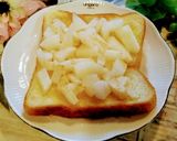 梨のはちみつトースト作り方1写真