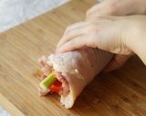 贅沢チキンロール作り方4写真