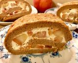 桃まま甘★フレッシュピーチのロールケーキ作り方10写真