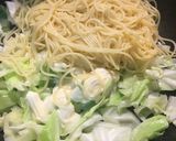 超簡単キャベツのスパゲティカルボナーラ風作り方6写真