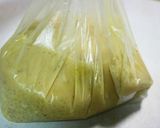 [防災レシピ]ポリ袋deカルボナーラご飯作り方1写真