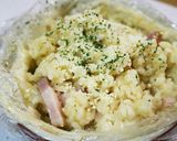 [防災レシピ]ポリ袋deカルボナーラご飯作り方6写真