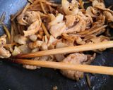 ごぼうと豚肉のカレー煮作り方10写真
