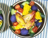ドラゴンフルーツの蕾のカラフルサラダ作り方5写真