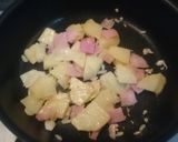 朝食に☆じゃがいもとベーコンのオムレツ☆作り方3写真