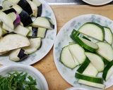 茄子とズッキーニのぶっかけ素麵作り方1写真