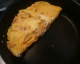 朝食に☆じゃがいもとベーコンのオムレツ☆作り方5写真
