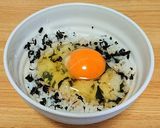 たぬき卵かけごはん作り方2写真