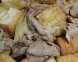 豚肉と厚揚げのカレー南蛮風作り方5写真