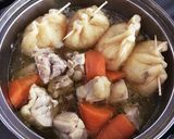 簡単ヒガシマルうどんスープで卵の袋煮作り方5写真