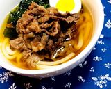 ずぼらna牛肉そば・牛肉うどん作り方3写真