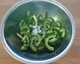 ゴーヤ 塩昆布和え作り方1写真
