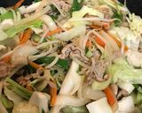☆具沢山★簡単焼きビーフン☆作り方5写真