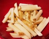 ほっこり♫皮そのままフライドポテト作り方1写真
