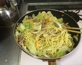 簡単塩ダレで塩焼きそば作り方5写真