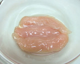☆ささみの梅肉ソース和え☆作り方1写真