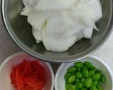 紅生姜と枝豆のかき揚げ作り方1写真