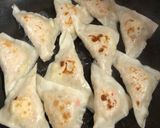 鍋用鶏団子のタネで作る楽チン餃子作り方5写真