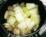 とうがんと鶏肉のあんかけ作り方5写真