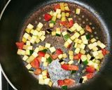 ☆甘辛旨い♪夏野菜と肉味噌ご飯☆作り方3写真