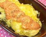 ハッセルバック風 明太ポテト焼き作り方7写真