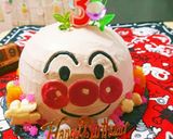誕生日やイベントに♪キャラドームケーキ☆作り方15写真