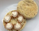 ポテトサラダ＆ちーちくのマフィンサンド作り方1写真