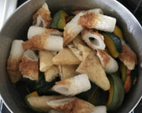 南瓜と竹輪とお揚げの10分煮作り方5写真