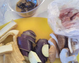 豚肉＆椎茸＆厚揚げのごま味噌炒め作り方1写真
