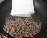 カブとほうれん草のそぼろトロトロあんかけ作り方5写真