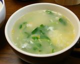 豆苗、たまねぎ、卵スープ♪作り方5写真