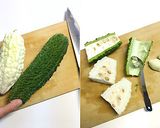 【ゴーヤと茄子の肉味噌】作り方2写真
