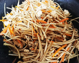 やみつき!鶏そぼろと牛蒡のきんぴら作り方5写真