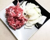 簡単オムレツ丼作り方1写真
