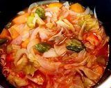【脂肪燃焼】冷蔵庫一掃☆ダイエットスープ作り方4写真
