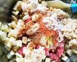 丸なすハンバーグ デミソース掛け作り方3写真