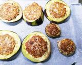 丸なすハンバーグ デミソース掛け作り方7写真