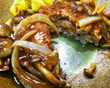 丸なすハンバーグ デミソース掛け作り方12写真