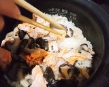 【簡単楽旨】鮭ときのこの炊き込みご飯作り方7写真