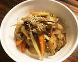 かりもり金平牛蒡作り方3写真