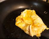 かに玉あんかけ塩焼きそばベースパスタ作り方3写真