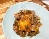 かに玉あんかけ塩焼きそばベースパスタ作り方8写真