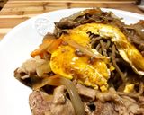 かに玉あんかけ塩焼きそばベースパスタ作り方9写真
