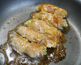 簡単！しょうが焼き☆ししとう肉巻き作り方4写真