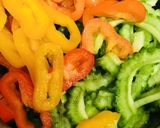 豚ひき肉の味噌炒め●ゴーヤーチャンプルー作り方1写真